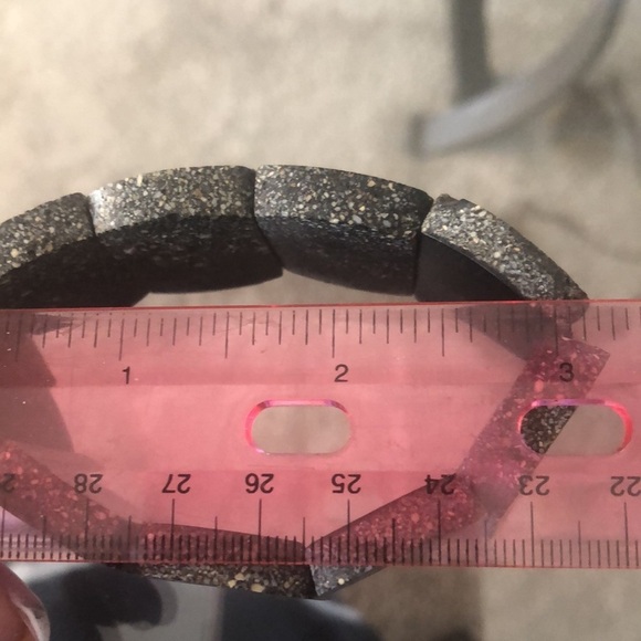 Eye of Shiva Organic Stretch Bracelet with Healing Granite Moonstone Chakra - Picture 8 of 8